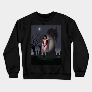 A Vampirella Halloween Crewneck Sweatshirt